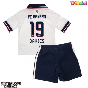 Bayern Munich Alphonso Davies #19 Dětské Venkovní dres komplet 2026-27 Krátký Rukáv (+ trenýrky)